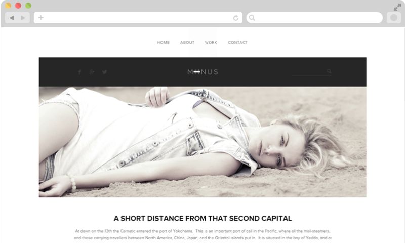Miinus - Retina Responsive Multi-Purpose Theme